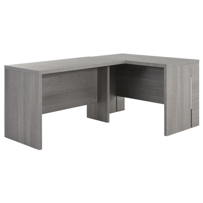 Tivo Gray Small LShaped Desk El Dorado Furniture