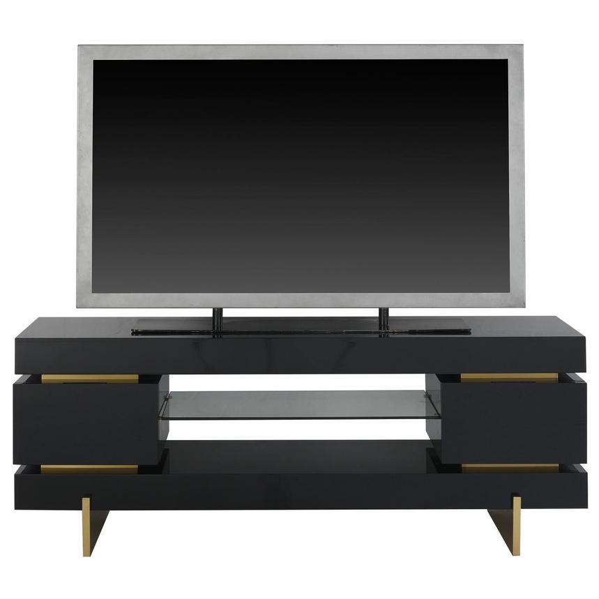 Darius Black Medium TV Stand  main image, 1 of 4 images.