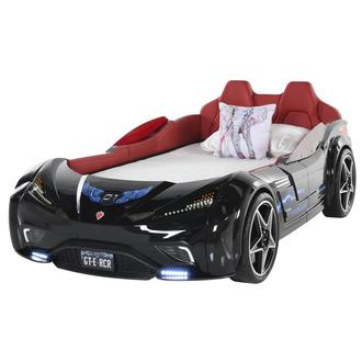 Snow Ev Black Twin Car Bed