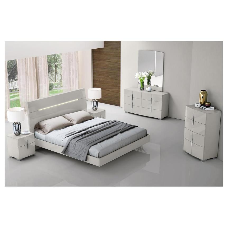Nyra Queen Panel Bed El Dorado Furniture