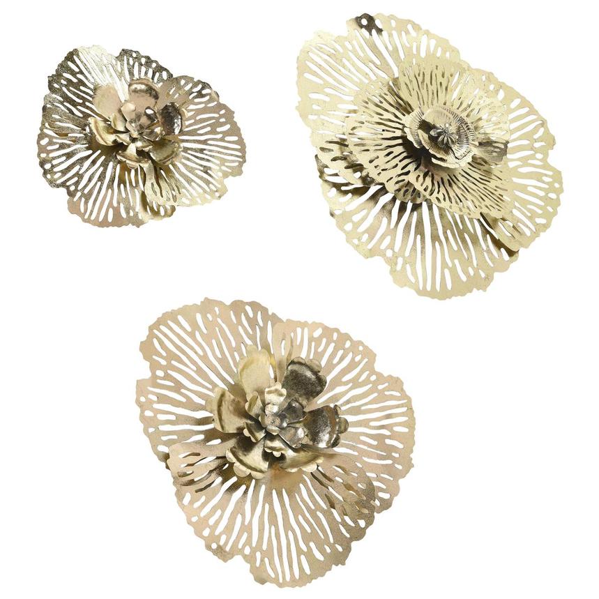 Flowers Set of 3 Wall Art alternate image, 3 of 4 images.