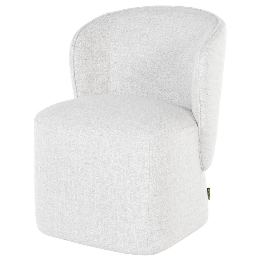 Lottie Ivory Side Chair w/Casters  main image, 1 of 6 images.