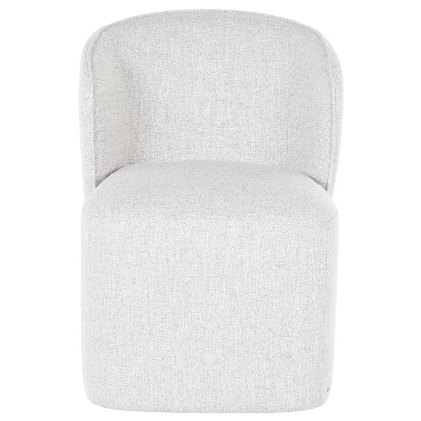 Lottie Ivory Side Chair w/Casters  alternate image, 4 of 8 images.
