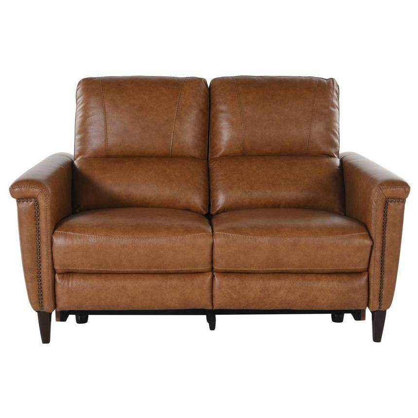 Lawrence Leather Power Reclining Loveseat  main image, 1 of 6 images.