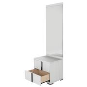 Tivo White Left Nightstand w/Mirror  alternate image, 3 of 4 images.