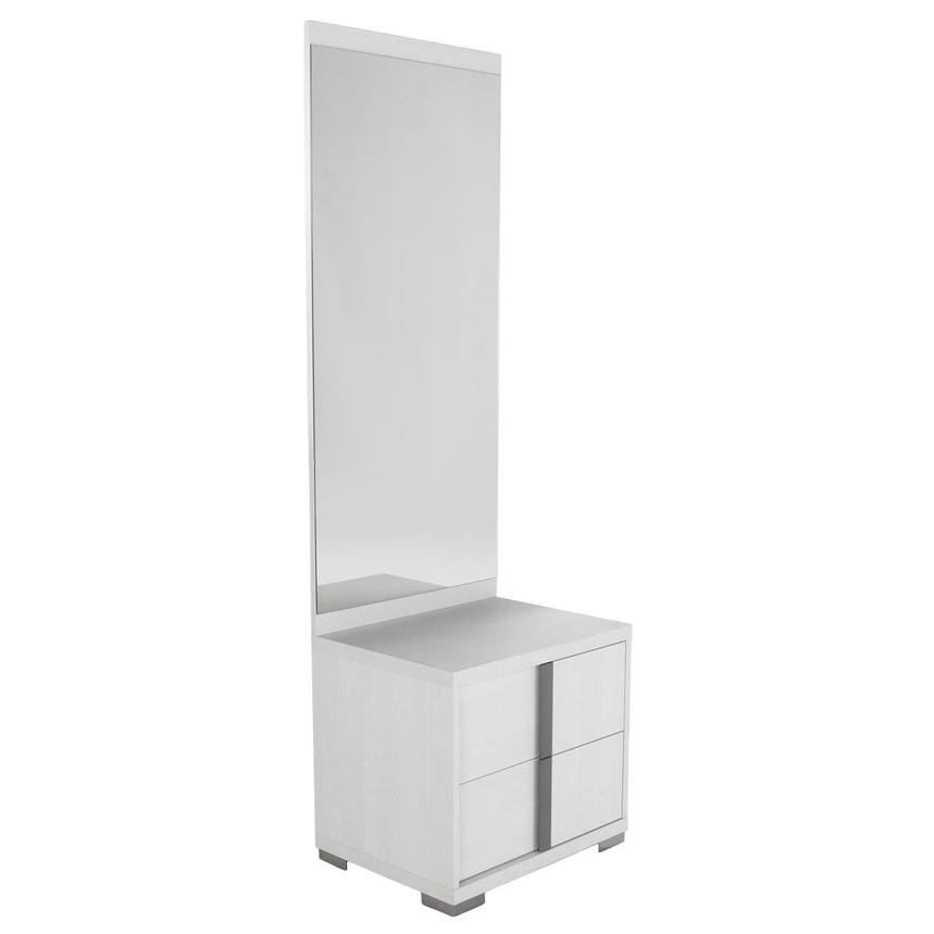 Tivo White Right Nightstand w/Mirror alternate image, 2 of 4 images.