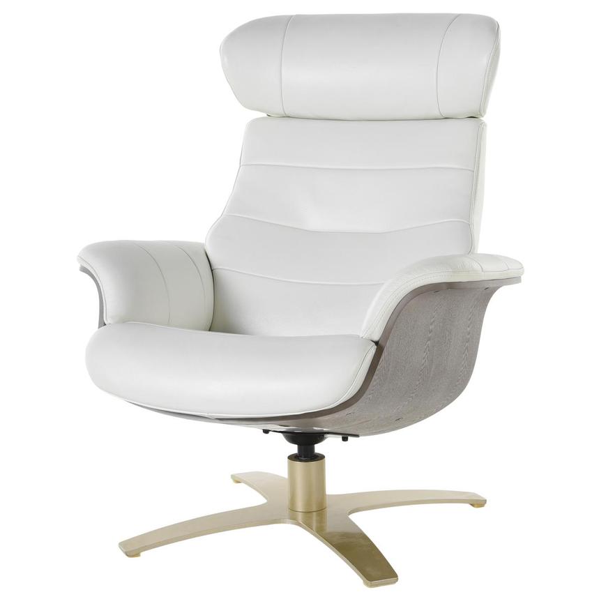 Enzo II White Accent Chair  main image, 1 of 4 images.