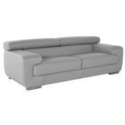 Grace Gray Leather Sofa  alternate image, 2 of 5 images.