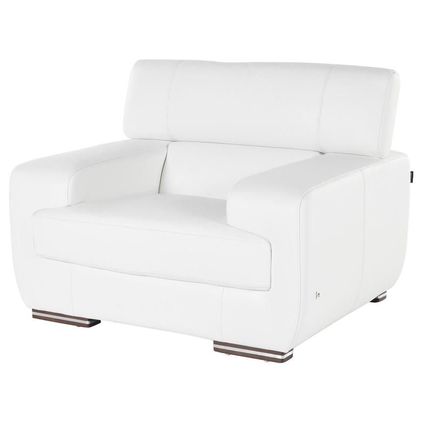 Grace White Leather Chair | El Dorado Furniture