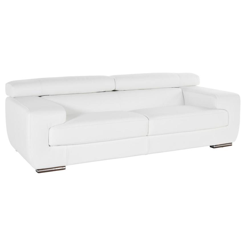 Grace White Leather Sofa El Dorado Furniture