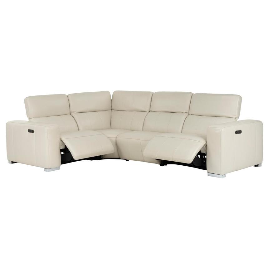 Samar Leather Power Reclining Sectional with 4PCS/2PWR  alternate image, 2 of 8 images.