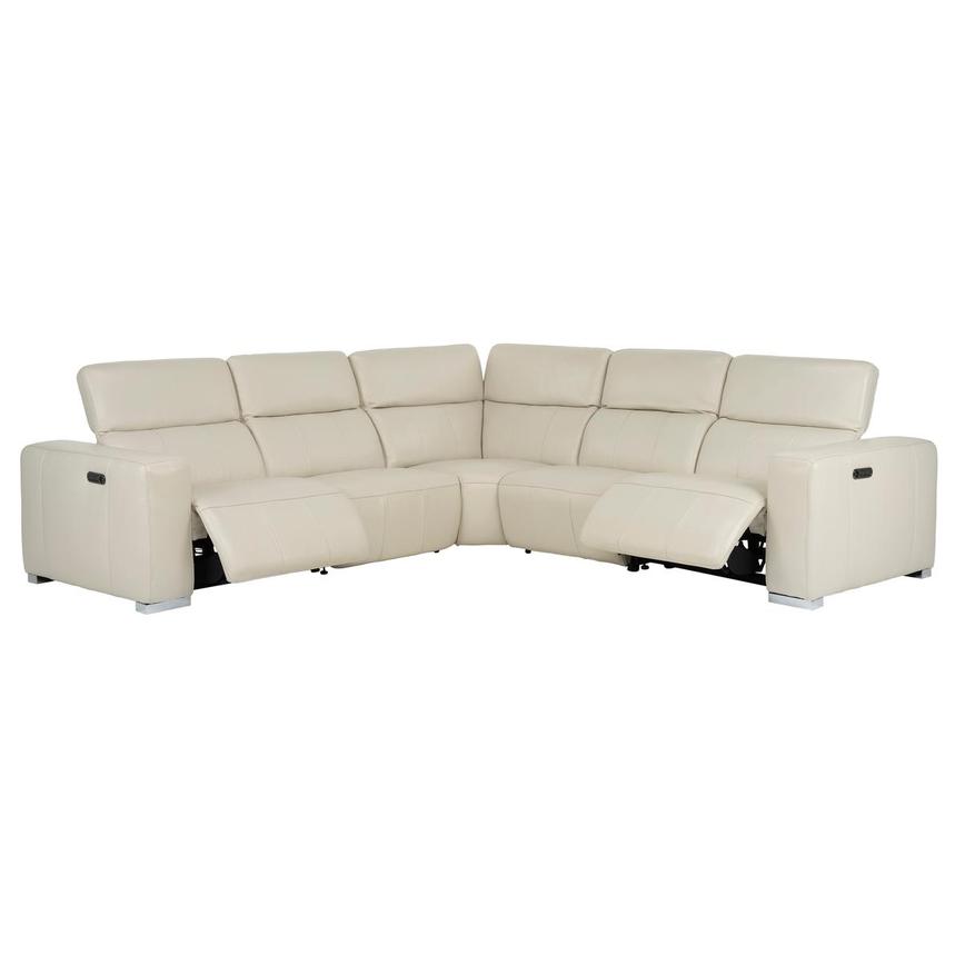 Samar Leather Power Reclining Sectional with 5PCS/2PWR  alternate image, 2 of 8 images.