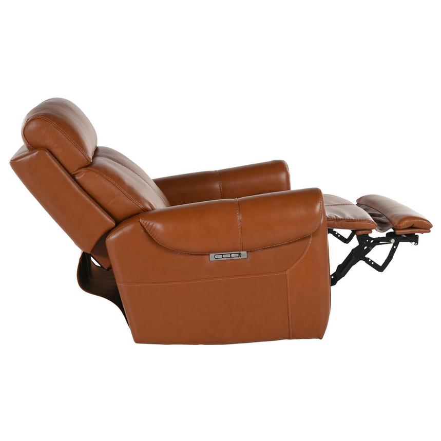 Rogelio Tan Leather Power Recliner  alternate image, 3 of 6 images.
