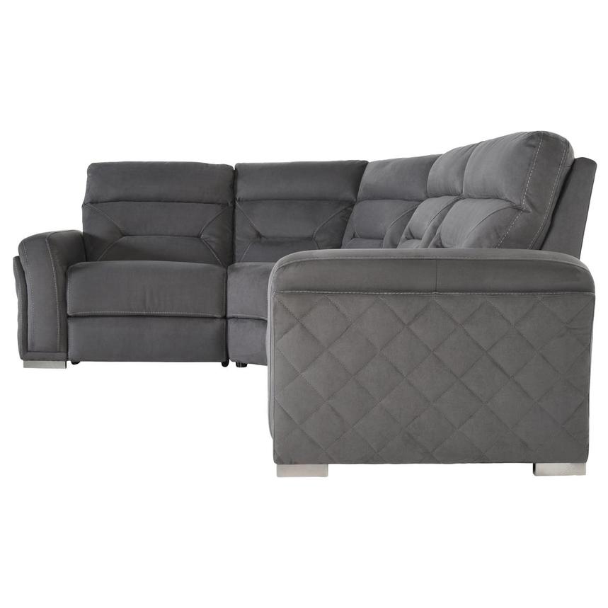 Kim Gray Power Reclining Sectional with 4PCS/2PWR alternate image, 4 of 6 images.