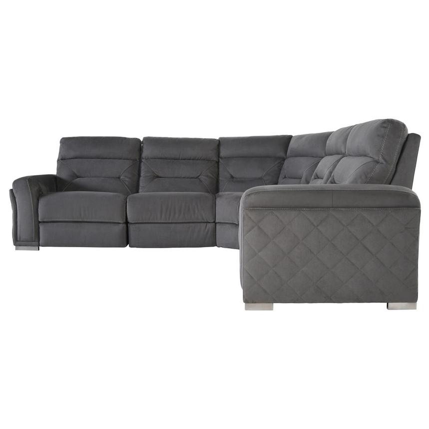 Kim Gray Power Reclining Sectional with 5PCS/2PWR alternate image, 4 of 6 images.