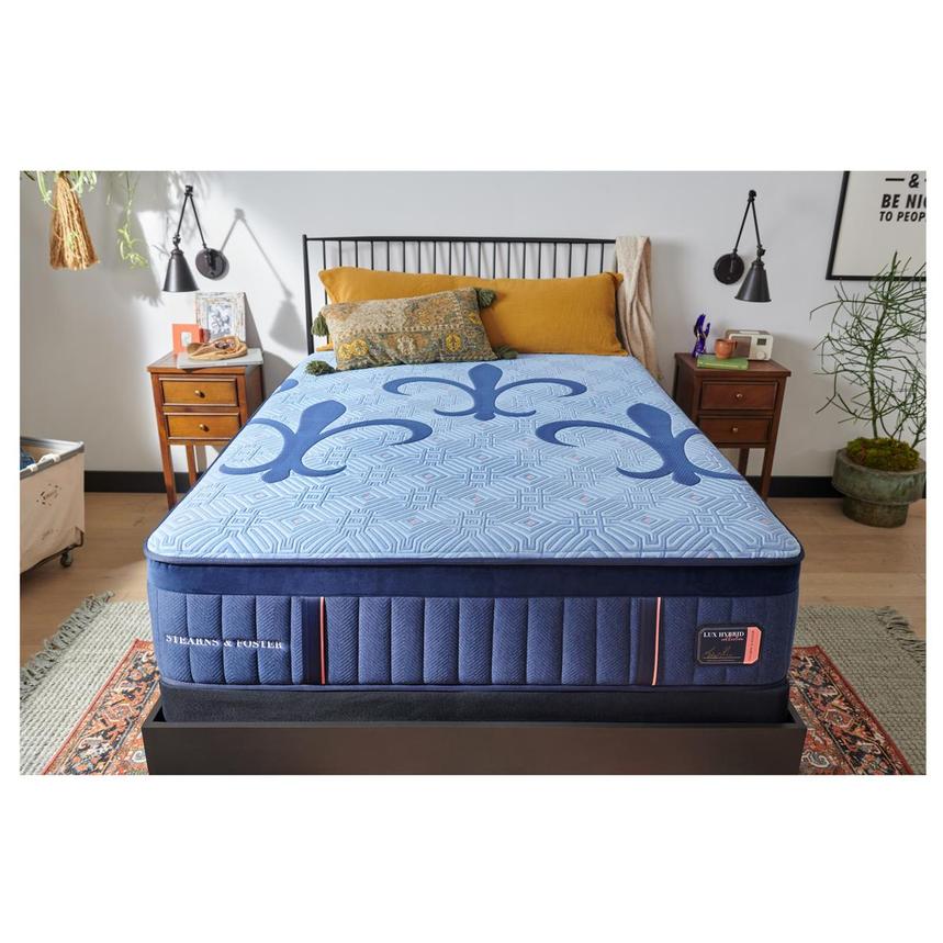 Lux Hybrid-Soft King Mattress w/Ease® Powered Base by Stearns & Foster  alternate image, 2 of 6 images.