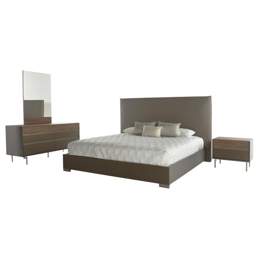 Angelo 4-Piece King Upholstered Bedroom Set  main image, 1 of 5 images.