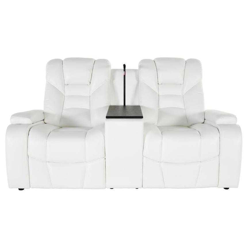 Doby Power Reclining Sofa w/Console El Dorado Furniture