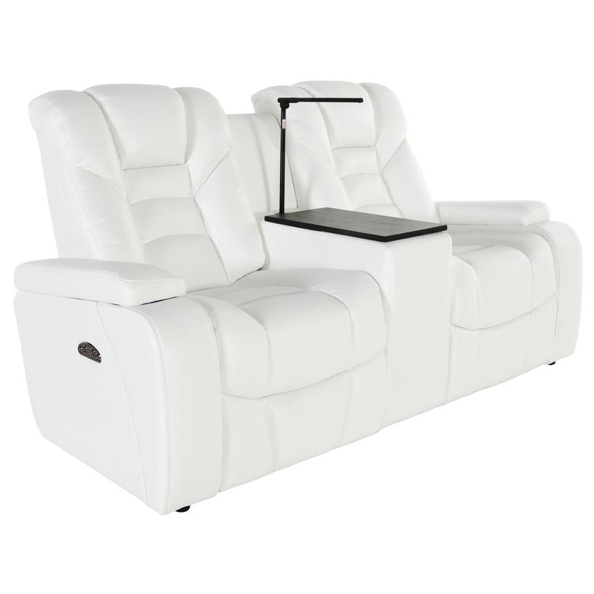 Doby Power Reclining Sofa w/Console  alternate image, 3 of 9 images.