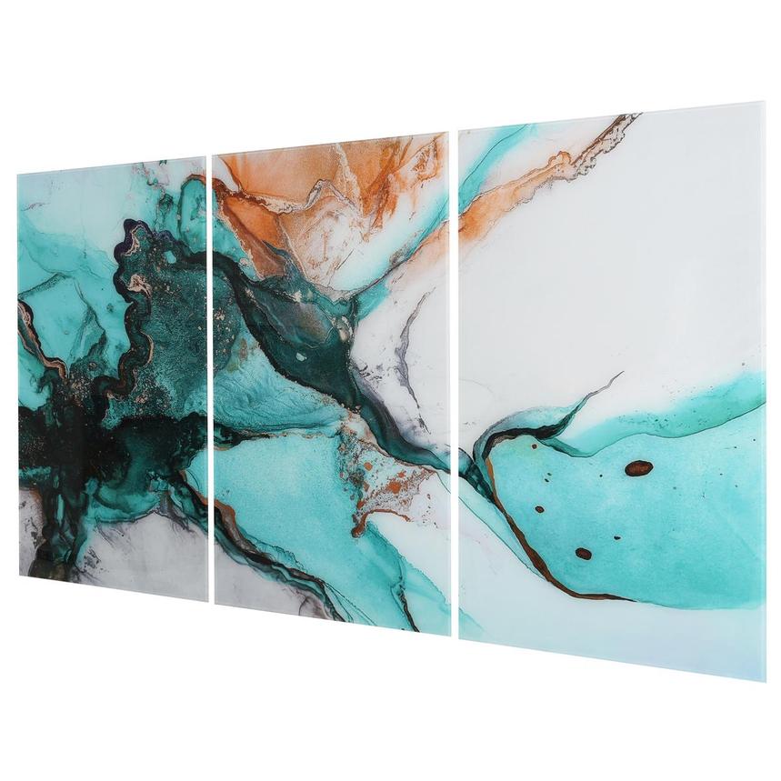 Ecstatic Set of 3 Acrylic Wall Art | El Dorado Furniture