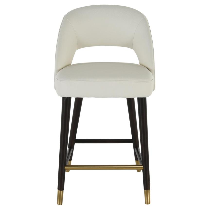 Charming White/Black Counter Stool alternate image, 2 of 4 images.