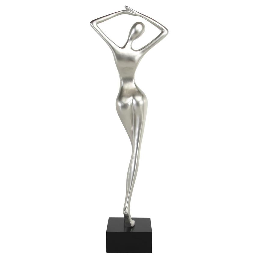 Sensual Silver Floor Sculpture alternate image, 3 of 3 images.