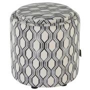 Joey II Gray Ottoman  main image, 1 of 4 images.