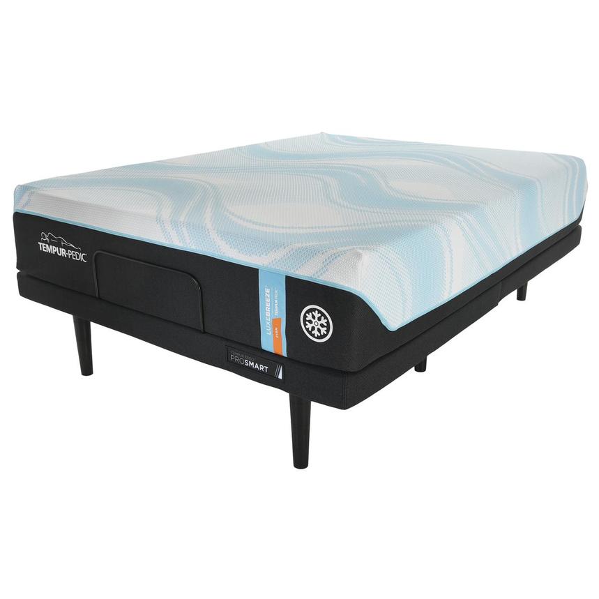 LuxeBreeze-Firm Queen Mattress w/Ergo® ProSmart Powered Base by Tempur-Pedic  alternate image, 3 of 6 images.