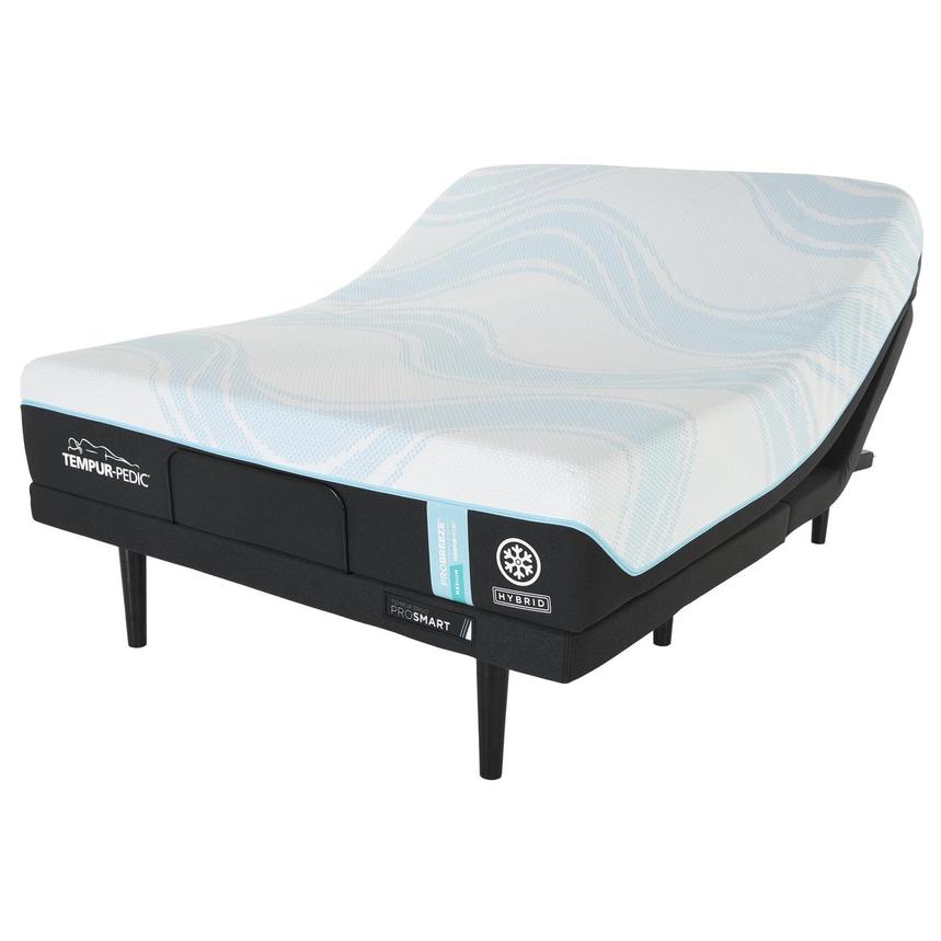 ProBreeze Hybrid-Medium Queen Mattress w/Ergo® ProSmart Powered Base by Tempur-Pedic  main image, 1 of 5 images.