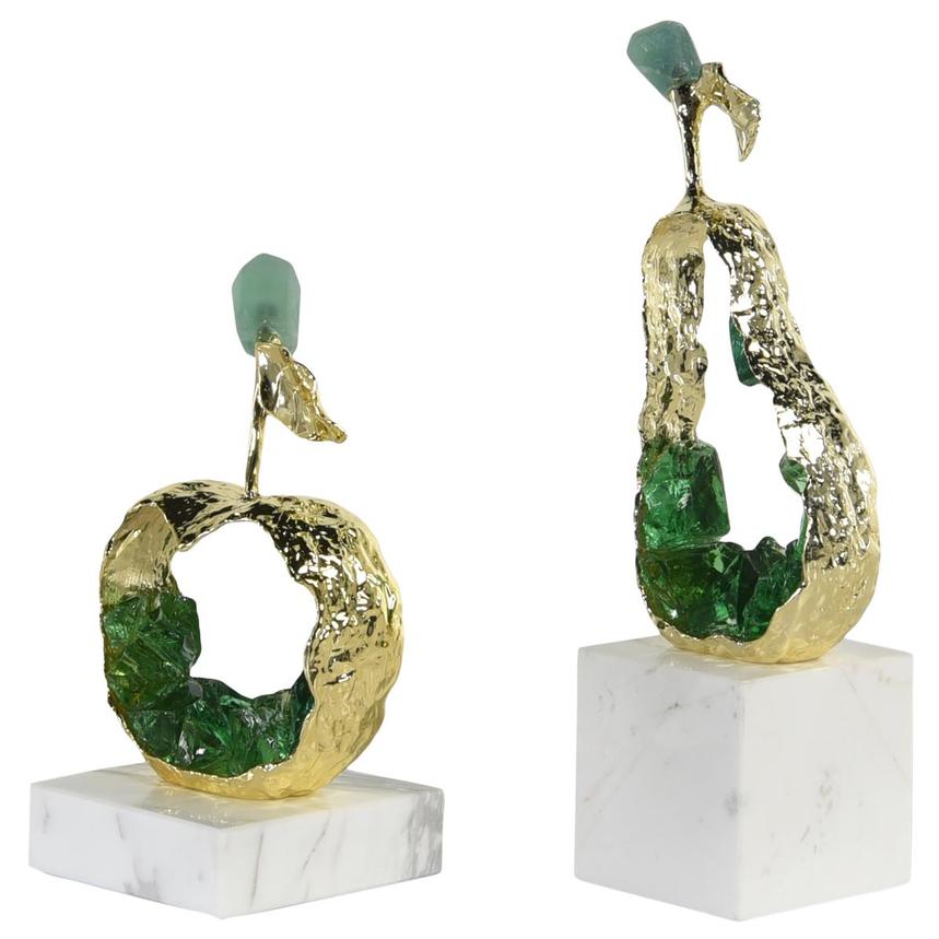 Apple Pears Set of 2 Sculptures  alternate image, 2 of 2 images.