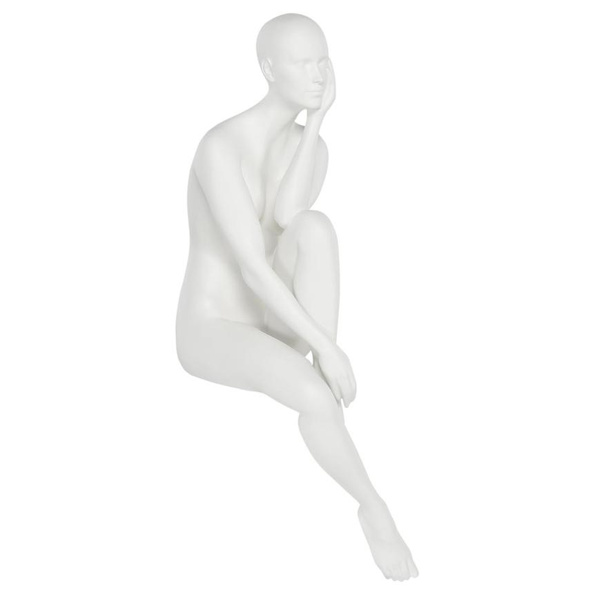 Pensive White Sculpture alternate image, 3 of 4 images.