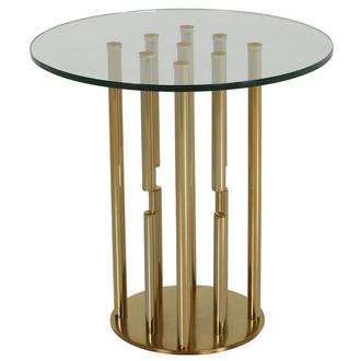 Cascada Gold Side Table