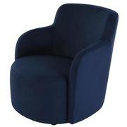 Joey II Blue Swivel Accent Chair  main image, 1 of 4 images.