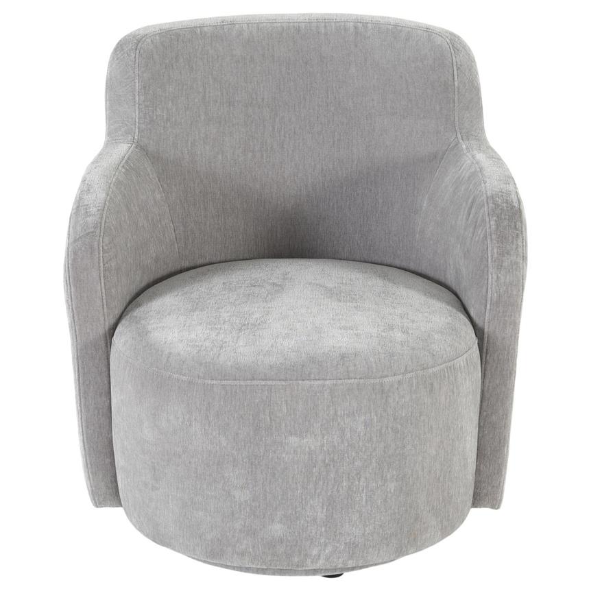 Joey II Gray Swivel Accent Chair  alternate image, 2 of 4 images.