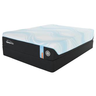 LuxeBreeze-Firm Twin XL Mattress w/Low Foundation by Tempur-Pedic