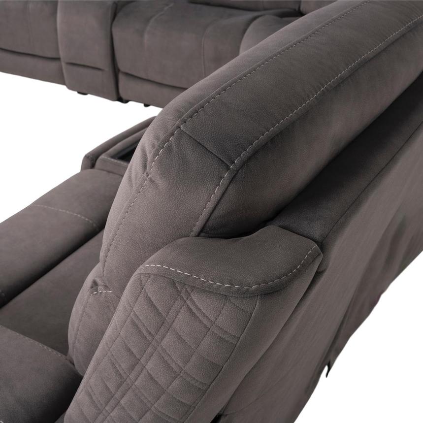 Gajah Power Reclining Sectional with 4PCS/2PWR  alternate image, 5 of 9 images.