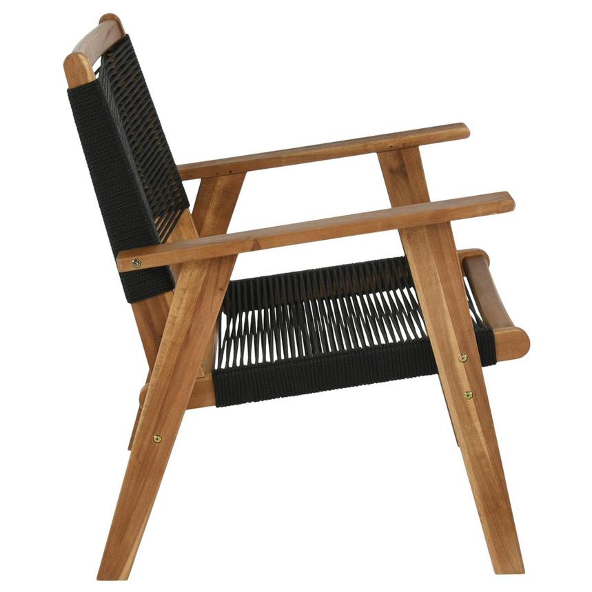 Laguna Black Accent Chair alternate image, 3 of 6 images.