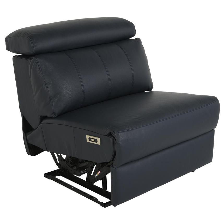 Washington Blue Armless Power Recliner alternate image, 2 of 5 images.