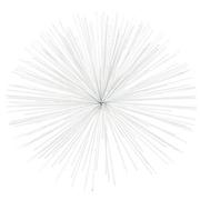 Spiky White Small Wall Decor  main image, 1 of 3 images.