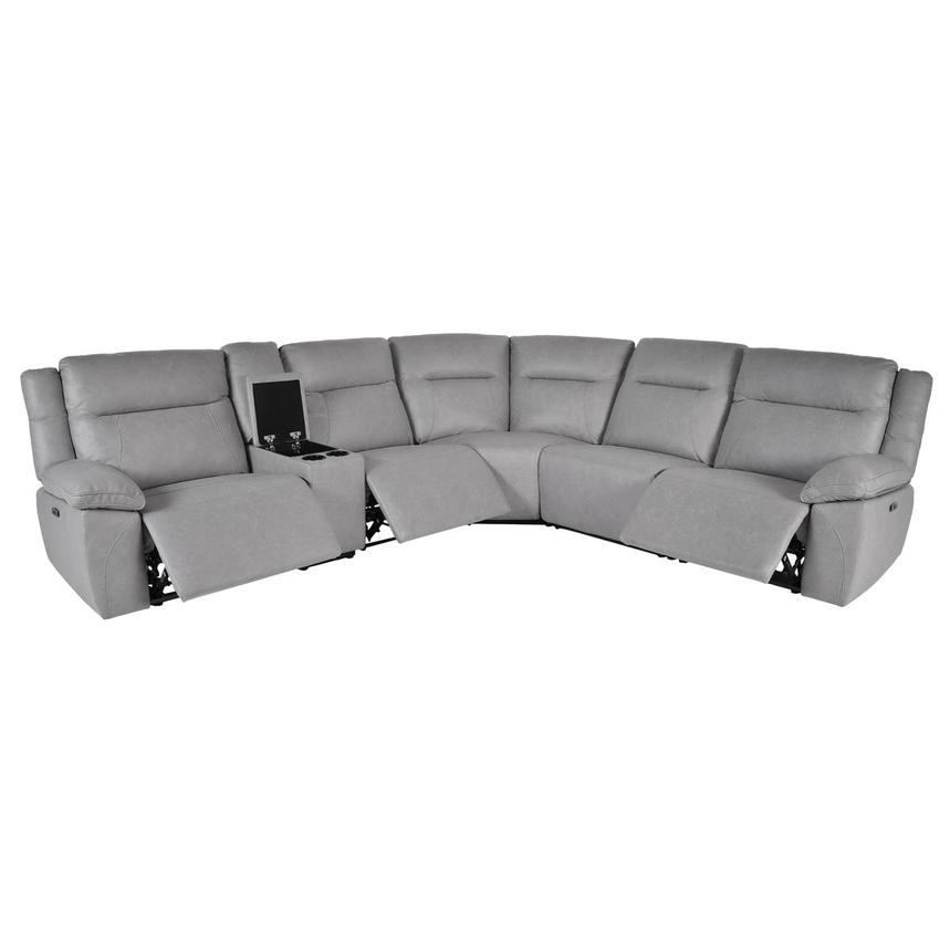Blanche Power Reclining Sectional with 6PCS/3PWR  alternate image, 2 of 7 images.
