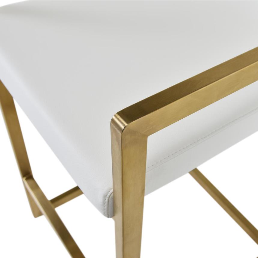Carlyn White/Gold Counter Stool  alternate image, 5 of 6 images.