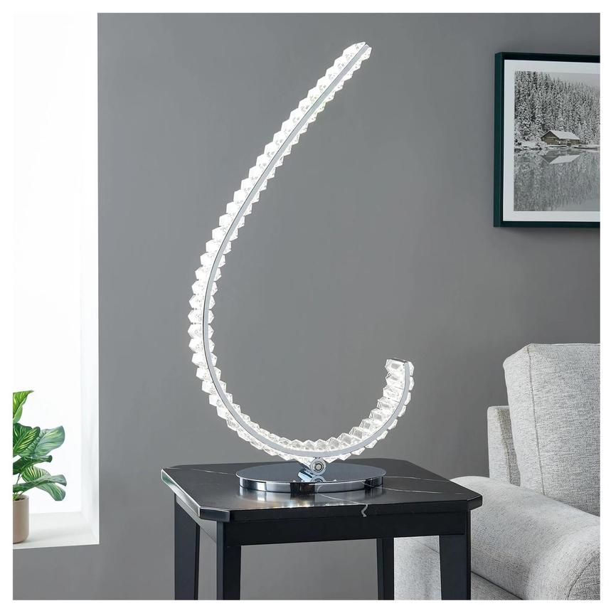 Curve Silver cct Right Table Lamp alternate image, 2 of 11 images.