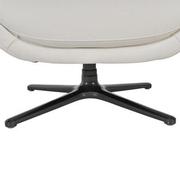 Domenico White Leather Accent Chair  alternate image, 6 of 7 images.