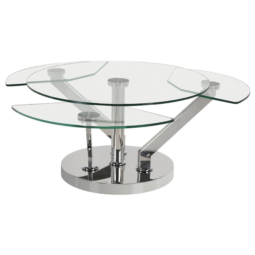 Rotating glass coffee table hotsell