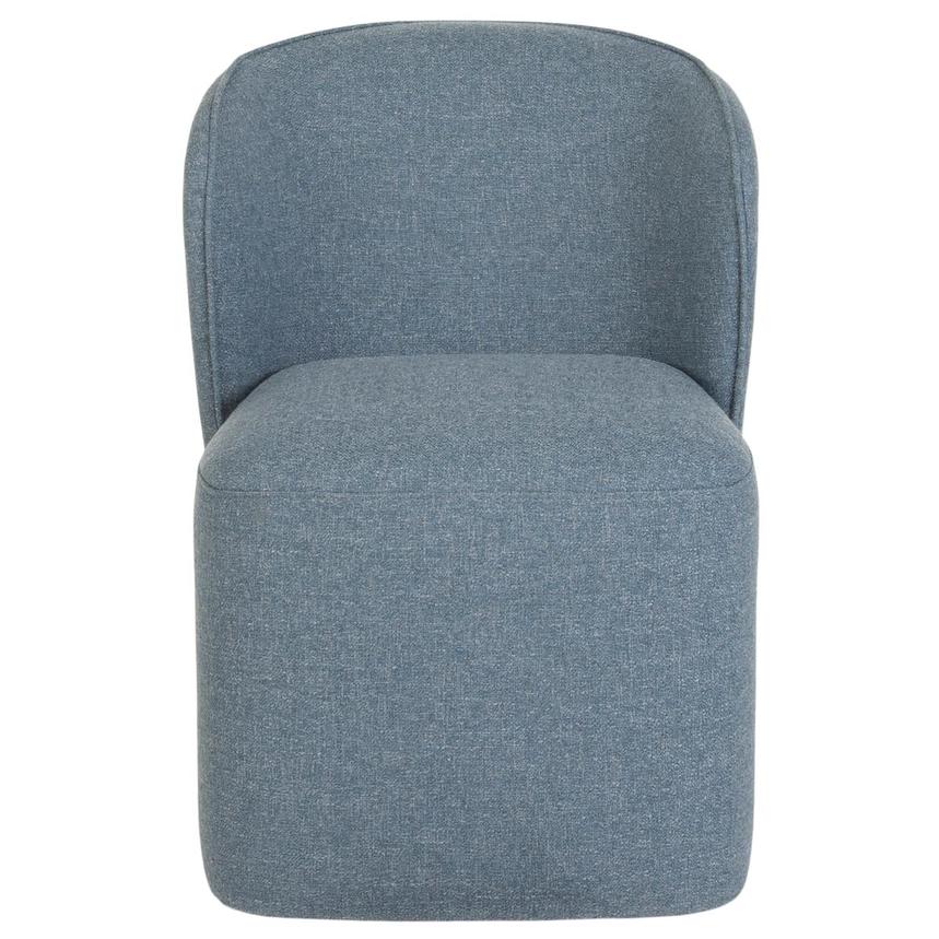Lottie Blue Side Chair w/Casters  alternate image, 2 of 6 images.