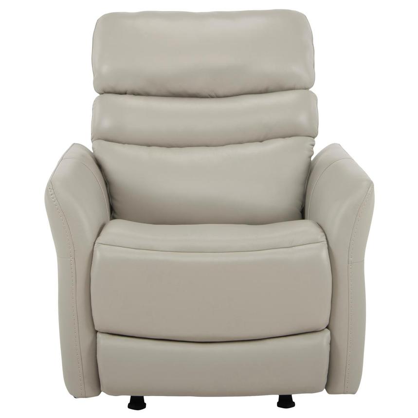 Unruh leather manual discount swivel glider recliner