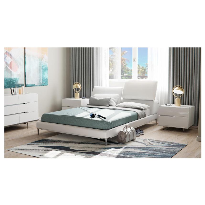 Ella White Queen Platform Bed alternate image, 2 of 8 images.