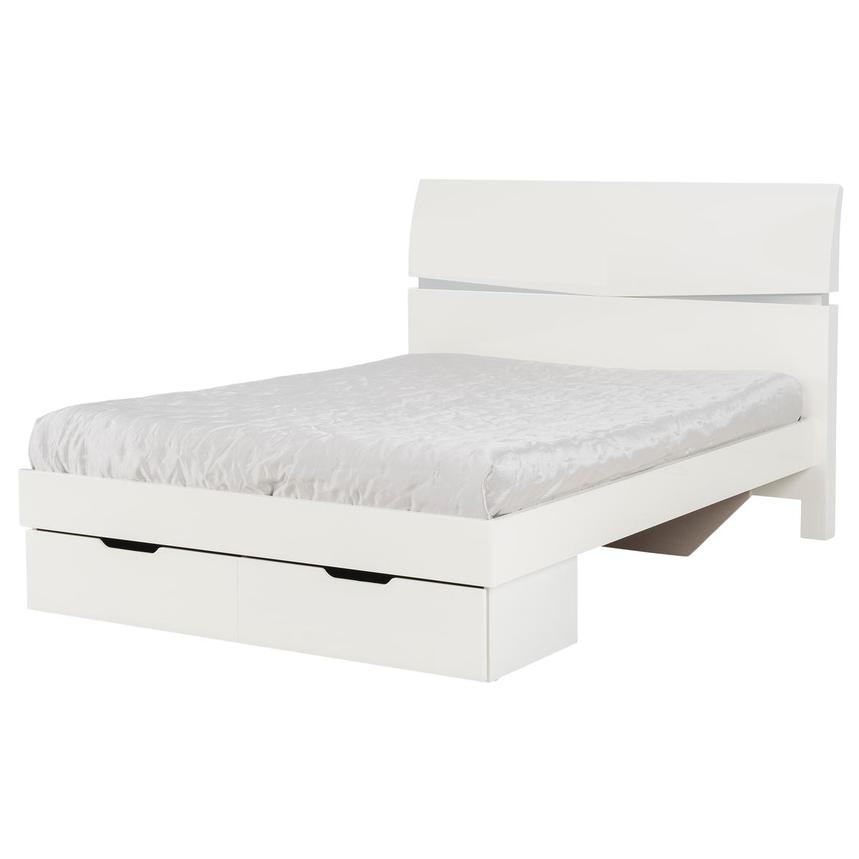 Brighton White Full Storage Bed | El Dorado Furniture