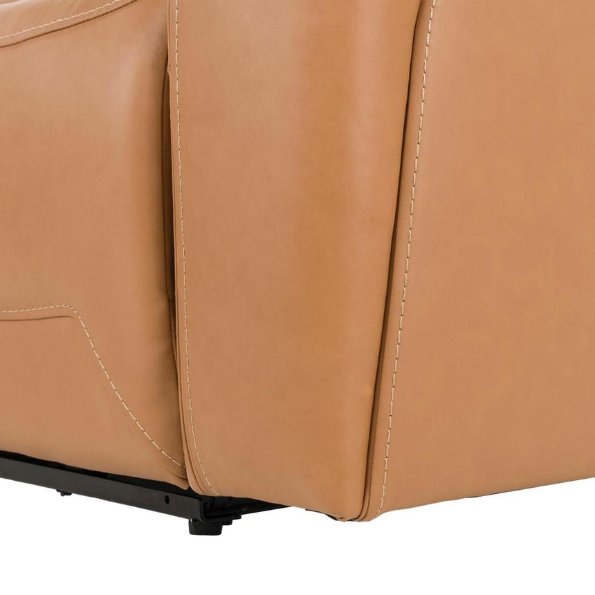 Byron Leather Power Reclining Sofa w/Console alternate image, 10 of 11 images.