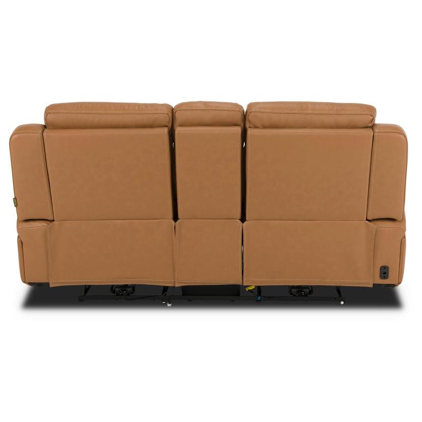 Byron Leather Power Reclining Sofa w/Console alternate image, 5 of 11 images.